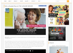 Win a Double Pass to The Leisure Seeker