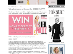 Win a double pass to the new film 'I Feel Pretty'