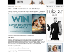 Win a double pass to the new film 'The Mercy'