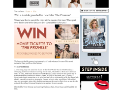 Win a double pass to the new film 'The Promise'