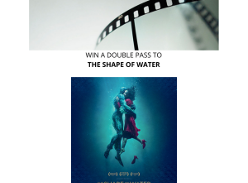 Win a double pass to The Shape of Water
