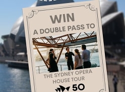 Win a Double Pass to the Sydney Opera House Tour