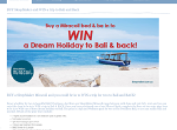 Win a dream holiday to Bali & back!