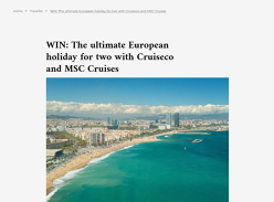 Win a European Cruise