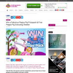 Win a Fabulous Peppa Pig Prizepack & Free Peppa Pig Colouring Sheets!