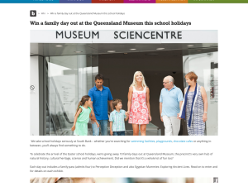 Win a family day out at the Queensland Museum this school holidays