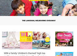 Win a Family Glamping Package at The Langham Melbourne