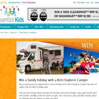 Win a family holiday with a Britz Explorer Camper