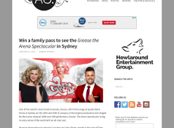 Win a family pass to see the Grease the Arena Spectacular in Sydney