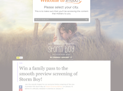Win a family pass to the smooth preview screening of Storm Boy