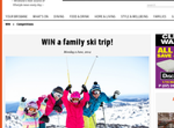 Win a family ski trip!