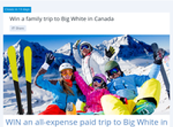 Win a family trip to Canada!