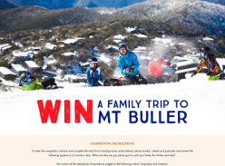 Win a family trip to Mt Buller