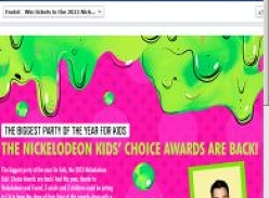 Win a family trip to the Nickelodeon Kids' Choice Awards in LA!
