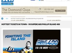 Win a family 'V8 Supercars Phillip Island 400' experience!