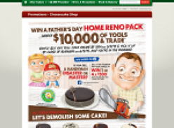 Win a Father's Day Home Reno Pack worth $10,000!