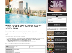 Win a Foodie Staycation for 2