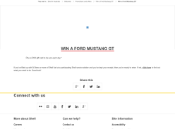 Win a Ford Mustang GT