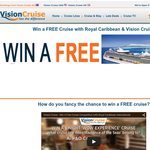 Win a Free Cruise with Royal Caribbean & Vision Cruise