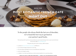 Win a French Date Night Out for 2