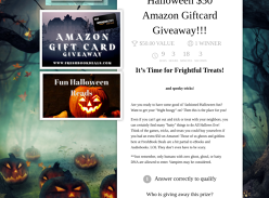 Win a Fresh n’ Spooky Halloween Amazon Giftcard