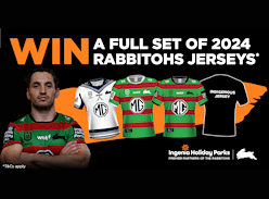Win a Full Set of 2024 Rabbitohs Jerseys