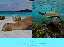 Win a Galapagos Islands Escape for 2 + a Nikon D810 Lens Kit worth $22,240!