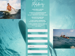 Win a Getaway to the Maldives for 2