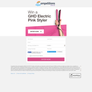 Win a GHD Electric Pink Styler
