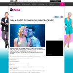 Win a Ghost The Musical Show Package