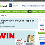 Win a gift voucher and years supply of crunch!