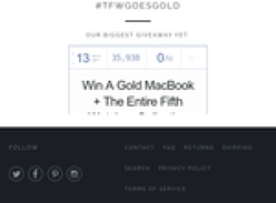 Win a Gold MacBook + the entire Fifth Watches collection!
