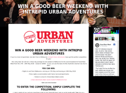 Win a Good Beer Weekend with Intrepid Urban Adventures