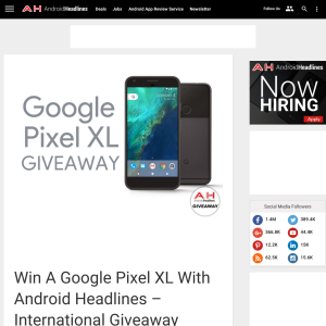Win a Google Pixel XL smartphone!