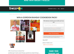 Win a Gordon Ramsay cookbook pack, valued at $127!