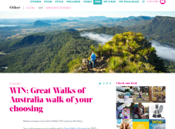 Win a 'Great Walks of Australia' Walk of Choice for 2