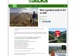 Win a guided walk in NT or WA!