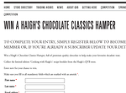 Win a Haigh's Chocolate 'Classics' hamper!