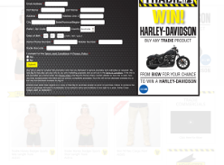 Win a Harley Davidson! (Purchase Required)