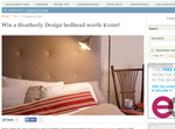 Win a Heatherly Design bedhead worth $1,100!