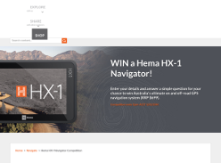Win a Hema HX-1 Navigator On & Off-road GPS Unit