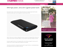 Win a high power, ultra-slim Cygnett power bank!