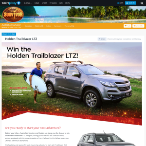 Win a Holden Trailblazer LTZ