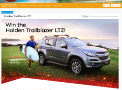 Win a Holden Trailblazer LTZ