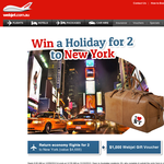 Win a holiday for 2 to New York!
