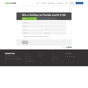Win a holiday to Florida
