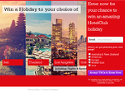 Win a Holiday to your choice of Bali, Thailand, LA. Gold Coast
