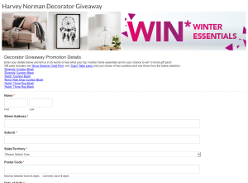 Win a home gift pack