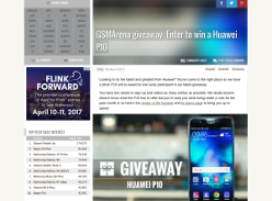 Win a Huawei P10 smartphone!