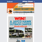 Win a Jayco Hawk Outback Camper
